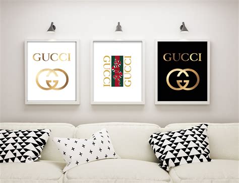 gucci art wall hong kong|gucci inspired wall art.